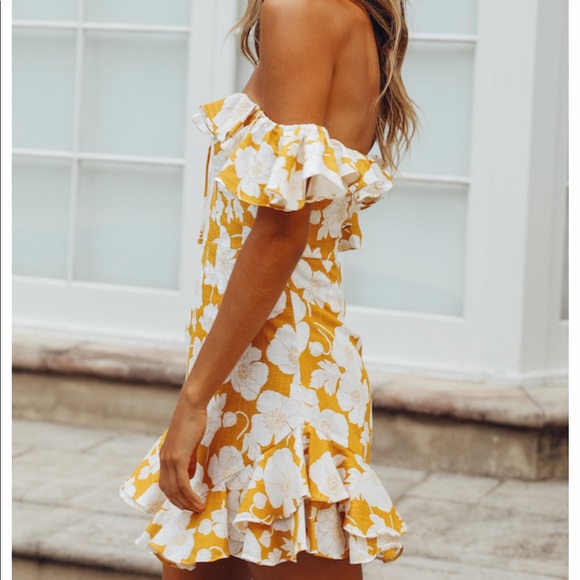 Hello Molly WALK TO REMEMBER DRESS MUSTARD dress - Picture 5 of 7